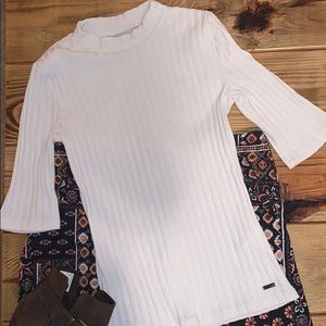 Ripped and fitted hollister shirt  size XS